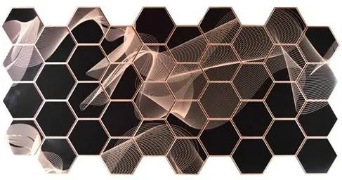 Obkladové 3D PVC panely rozmer 973 x 492 mm, hrúbka 0,2 mm, 3D Gravity