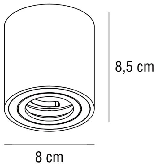 Nordlux - Bodové svietidlo SABONIS 1xGU10/40W/230V čierna