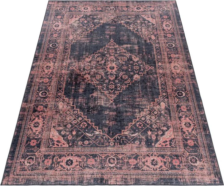 AKCIA: 140x200 cm Kusový koberec Fiesta 4301 red, červená, chodba / predsieň, Ayyildiz