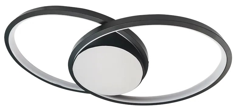 Stropné LED svietidlo Focus, 2x LED 40w, 4000k, b