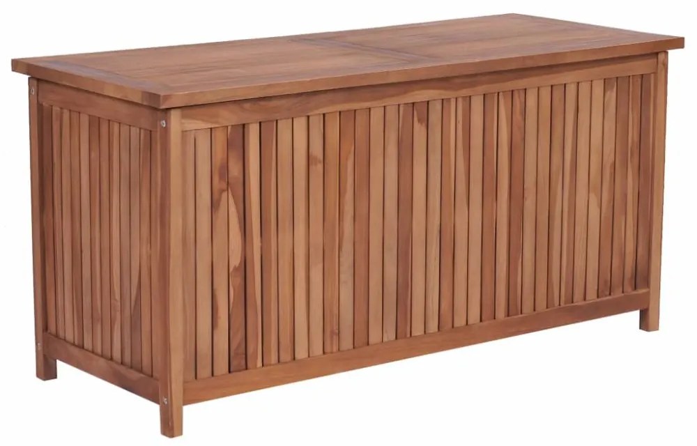 Záhradný úložný box teak Dekorhome 120 cm