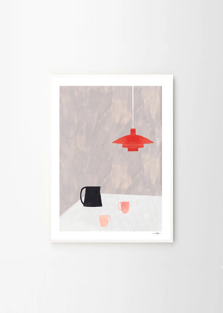 THE POSTER CLUB Autorský plagát Orange Pendant by Ana Frois 50 x 70 cm