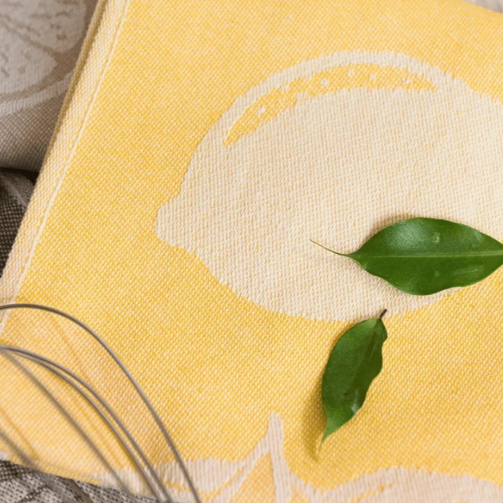 KUCHYNSKÉ UTIERKY LEMON SADA 3KS 50X70 CM VZOROVANÉ