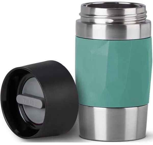 Tefal - Termohrnček 300 ml COMPACT MUG nerez/zelená