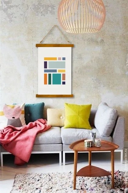 Závesné plátno na stenu Echo of Peace 2nd Motif / Dan Johannson XMPDJ070