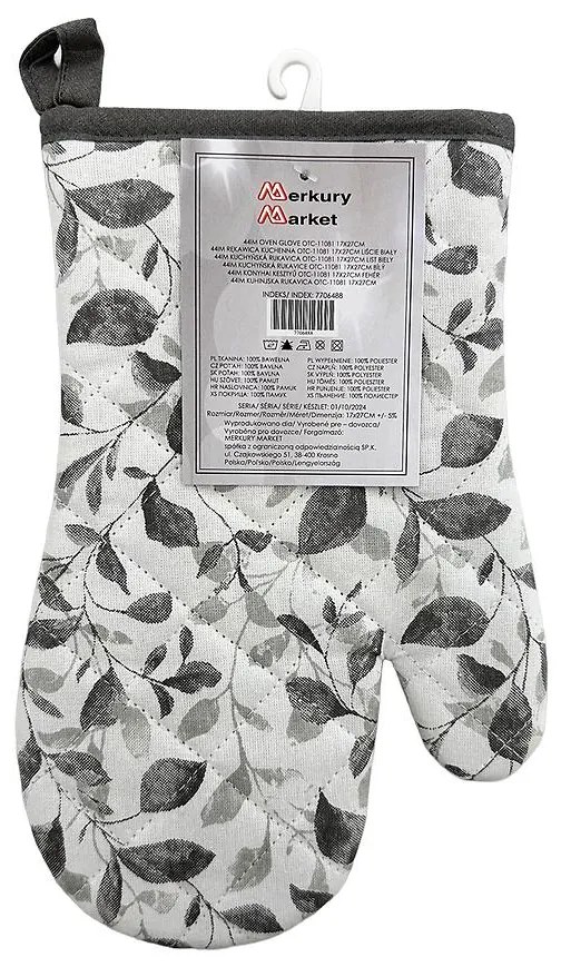 Kuchynská rukavica OTC-11081 17x27 cm lístie