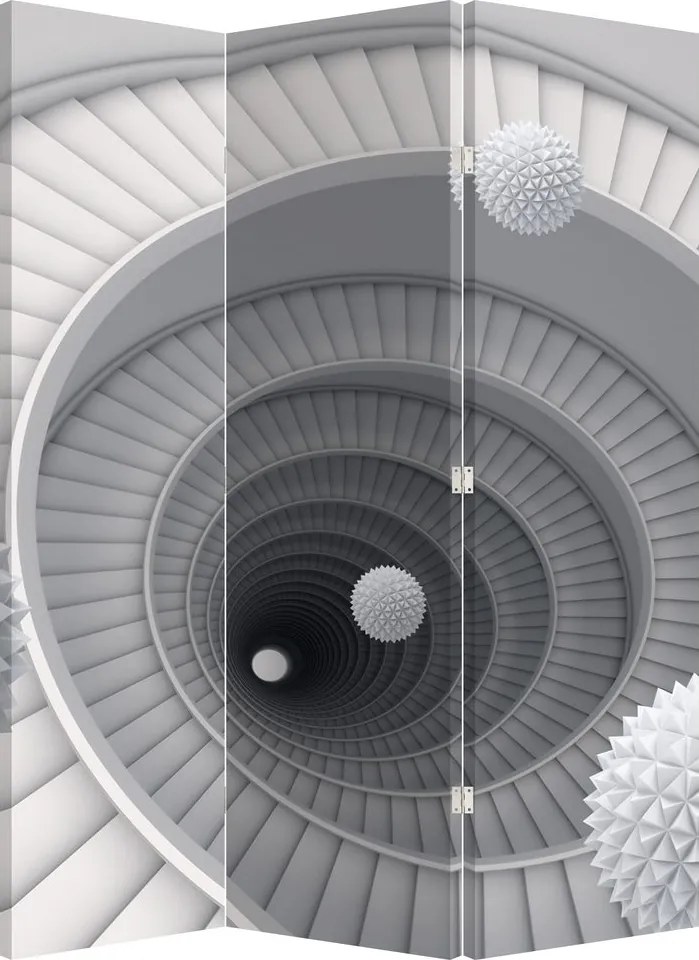 Paraván - 3D abstrakcie (126x170 cm)