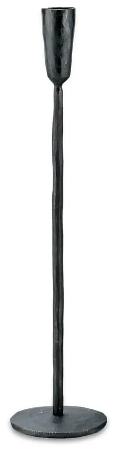 Čierny kovový svietnik Nkuku Mbata, výška 40 cm