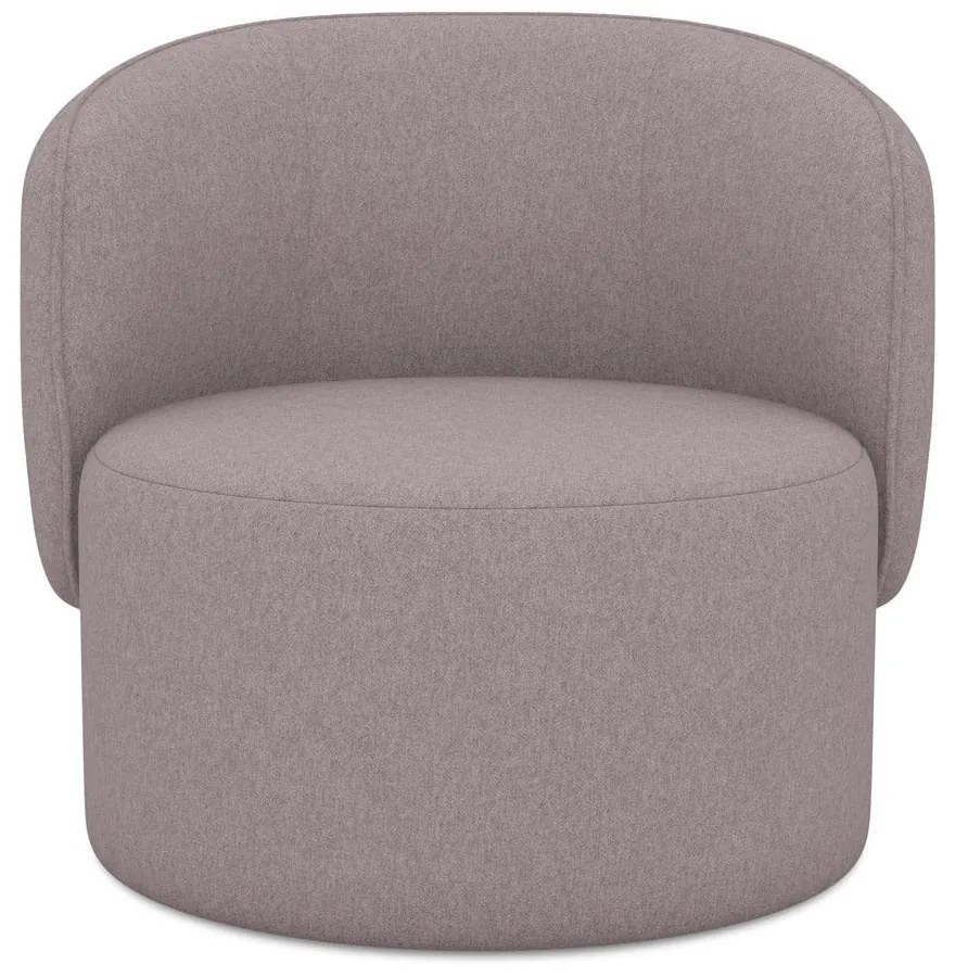 Kreslo v levanduľovej farbe Ipo – Makamii