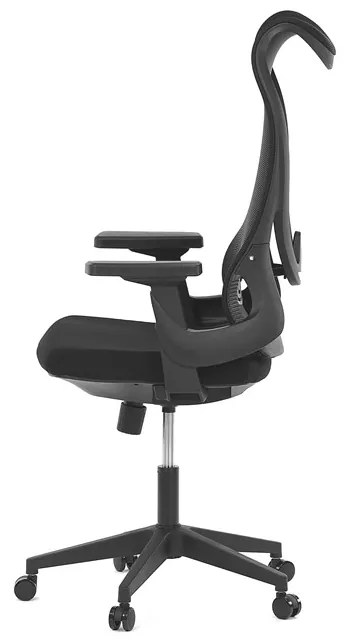 Autronic BONTEC Kancelárska stolička, hojdací mechanizmus, čierna sieťovina, KA-S248 BK Farba: Šedá