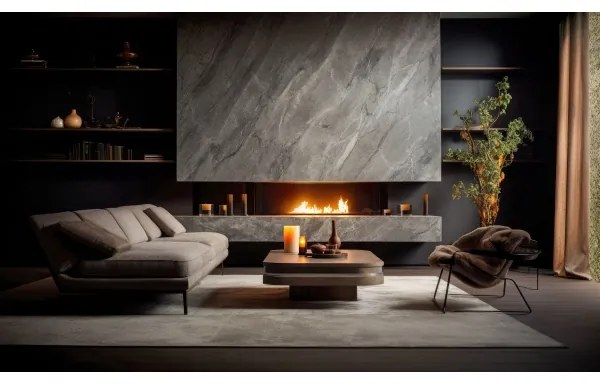 InFire - Vstavaný BIO krb 7,5x80 cm 6kW čierna