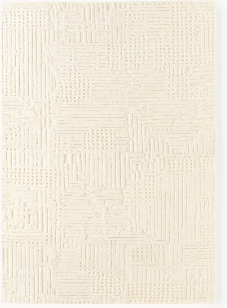 Ručne tuftovaný vlnený koberec Merima