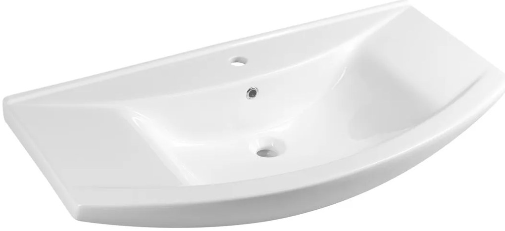 Aqualine Aqualine, ZERO 97 keramické umývadlo nábytkové 97x51cm, biela, 6095
