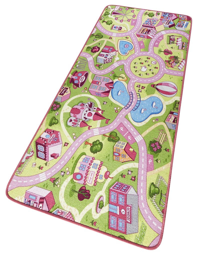 Hanse Home, Kusový koberec Play 102378, 90x200, viacfarebná, detská izba