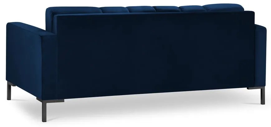 Tmavomodrá zamatová pohovka Cosmopolitan Design Bali