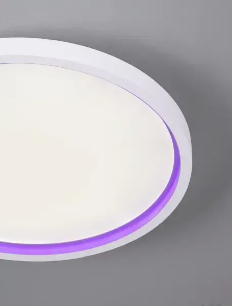 Moderné stropné svietidlo Chet RGB 39 s diaľkovým ovládaním