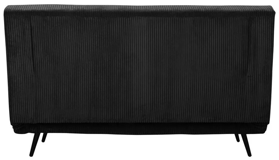 Antracitovosivá menčestrová rozkladacia pohovka 140 cm Mallory – Støraa