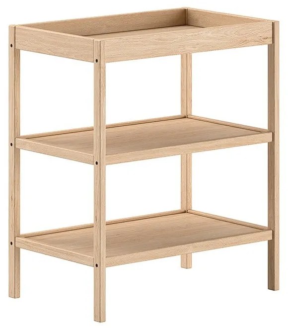 Prebaľovací pult z bukového dreva v prírodnej farbe Dino – Vipack