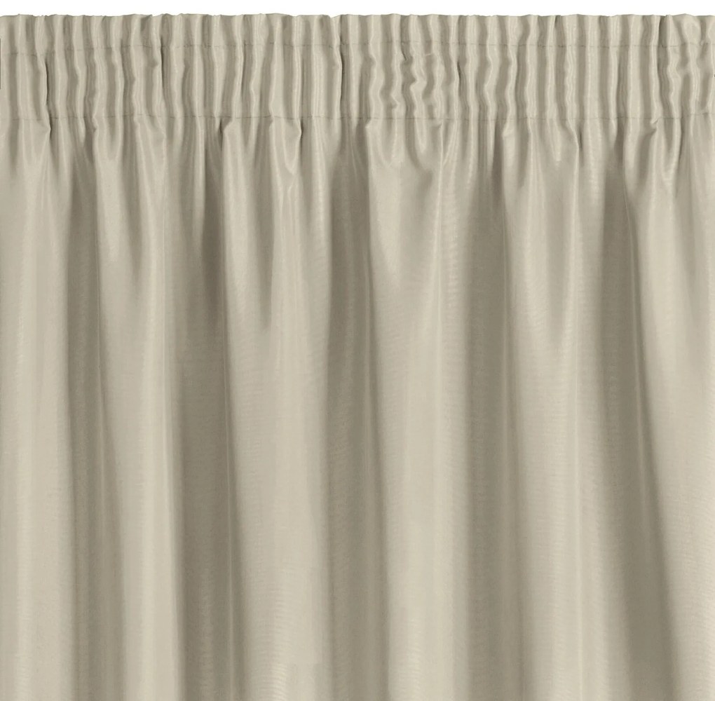 ZÁVES NA PÁSKE RITA 140X270 CM TMAVOBÉŽOVÁ