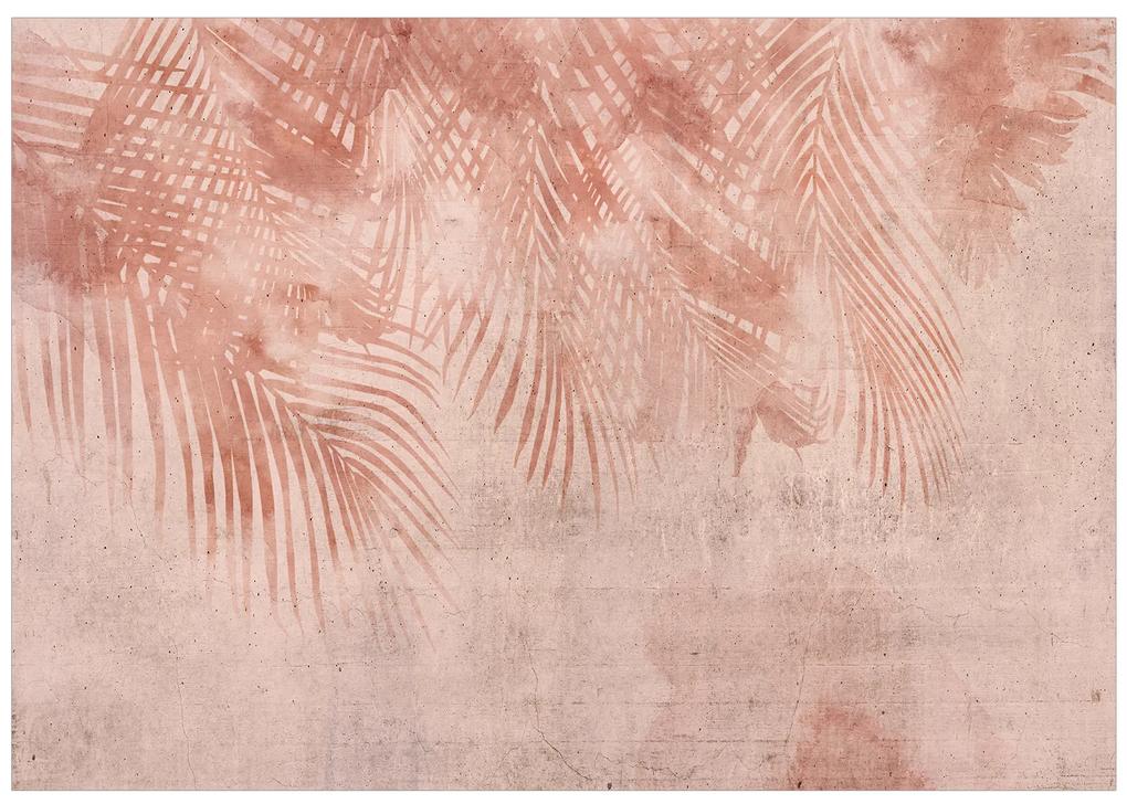 Artgeist Fototapeta - Pink Palm Trees Veľkosť: 147x105, Verzia: Samolepiaca