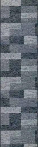 Associated Weavers, Protišmykový behúň na mieru Icona 97, šíre 80 cm, šedá, chodba / predsieň