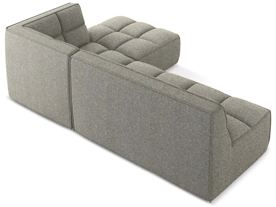 Béžová modulárna rohová pohovka (variabilná) Kalai – Makamii