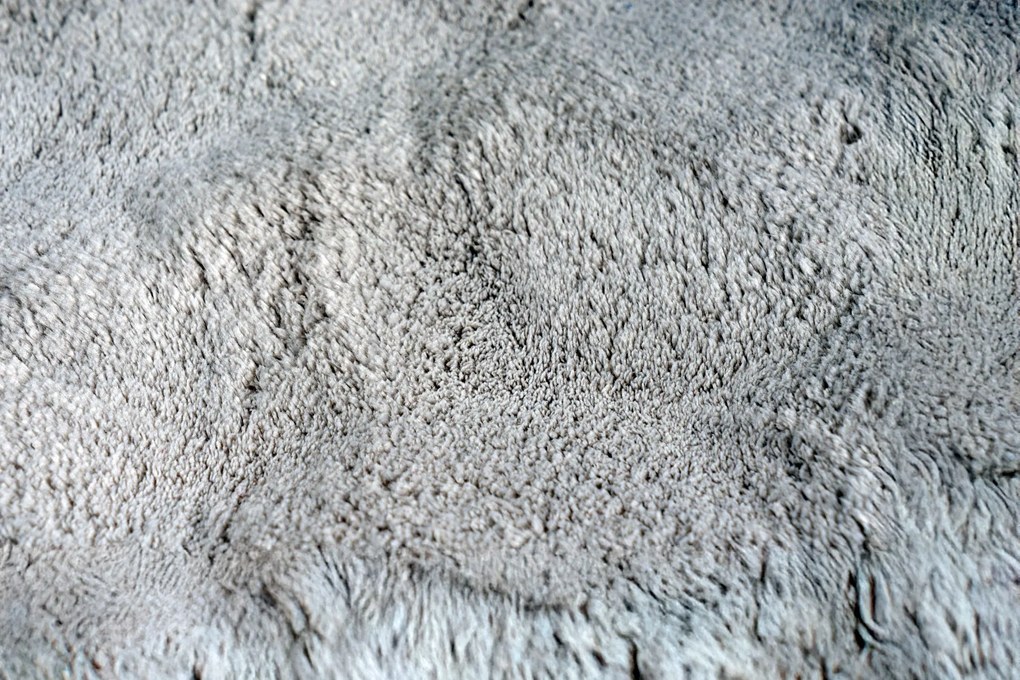 Obsession, Kusový koberec Diamond Cut 800 Grey kruh, 200x200 (priemer) kruh, šedá, obývacia izba