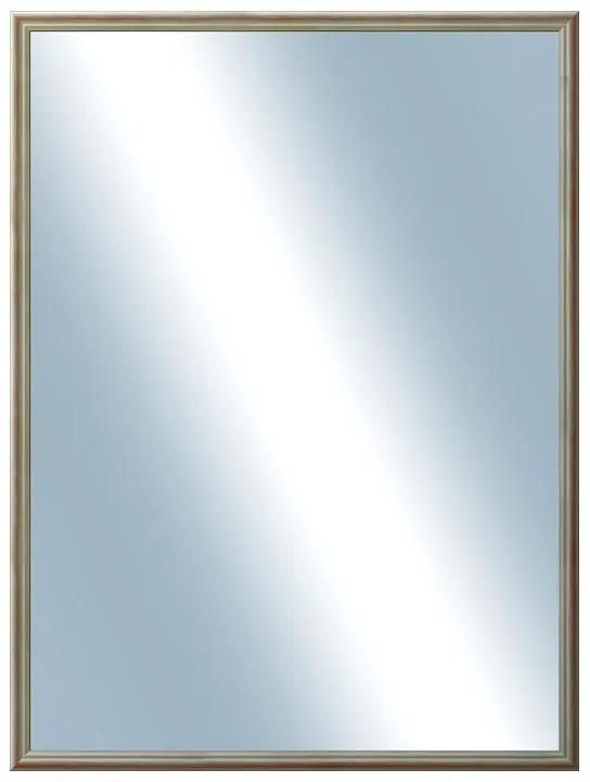 DANTIK - Zrkadlo v rámu, rozmer s rámom 60x80 cm z lišty Y-ka červená linka (3130)