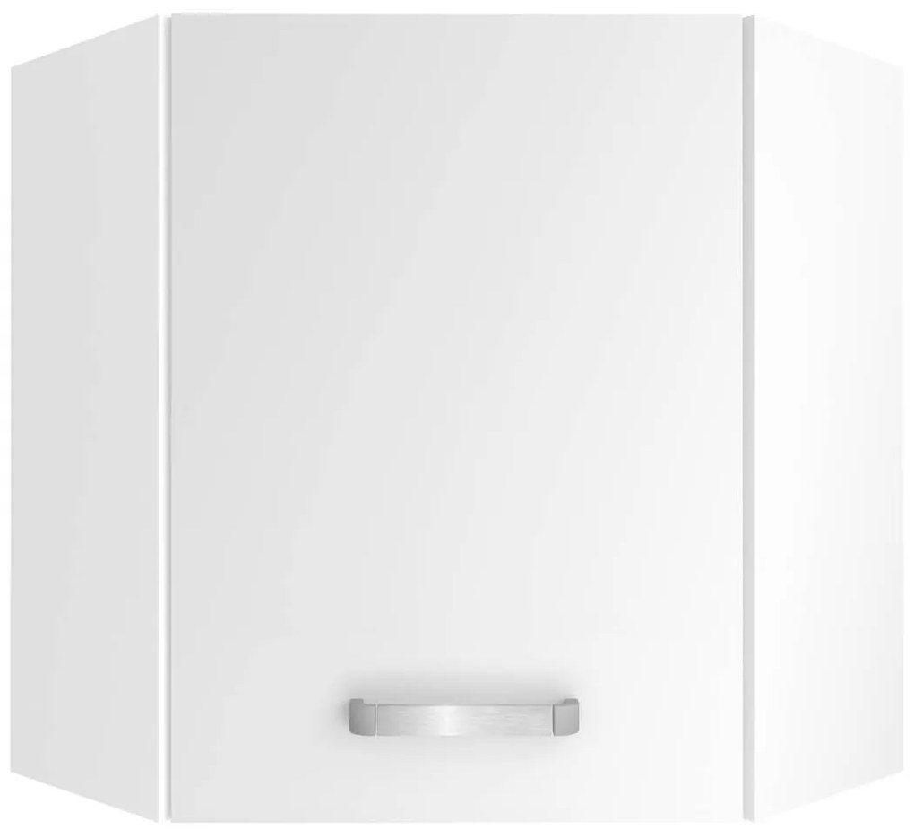 Kuchynská skrinka Belini horná rohová 60 cm biely mat TOR SGN60/2/WT/WT/0/U