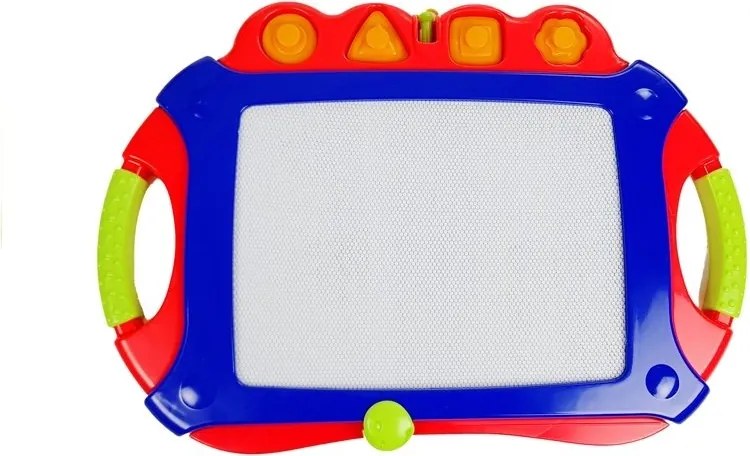 LEAN Toys Magnetická tabuľa Modrý slovník Pečiatky