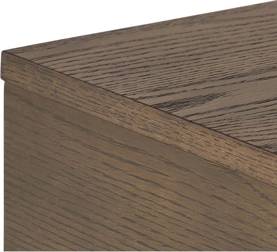 Nočný stolík v dekore duba v tmavoprírodnej farbe Monfort – Actona