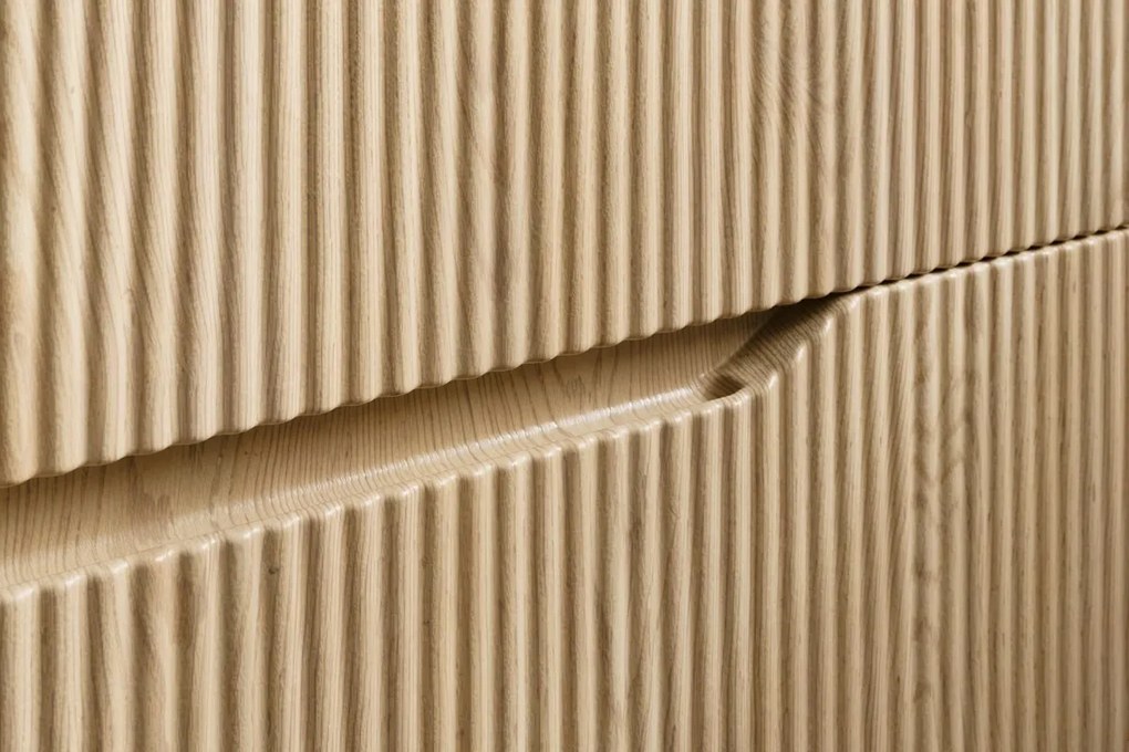 Kúpeľňová zostava Severská Rieka s doskou, umývadlami a skrinkami 120 cm dub cremona