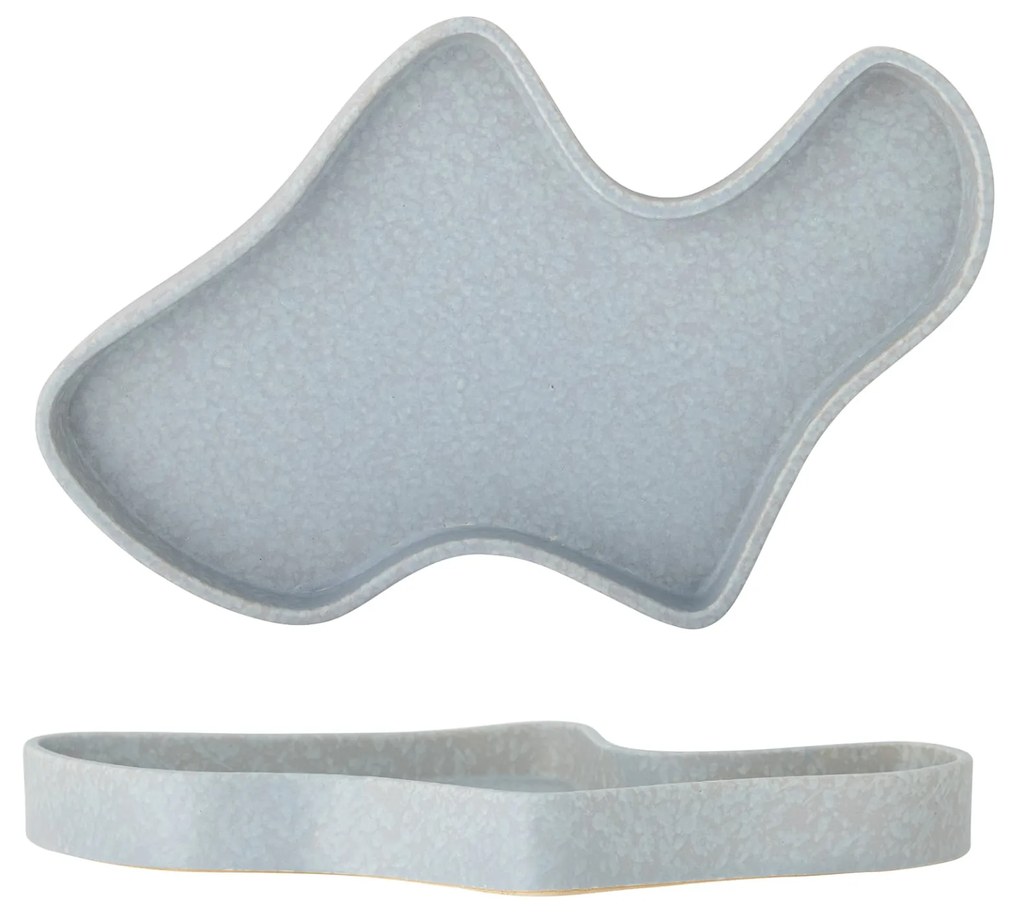 Bloomingville Keramická tácka Lakey Blue