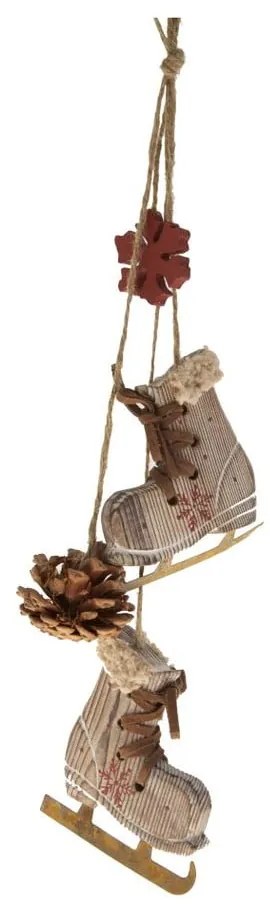 Závesná dekorácia Antic Line Ice Skate Nature