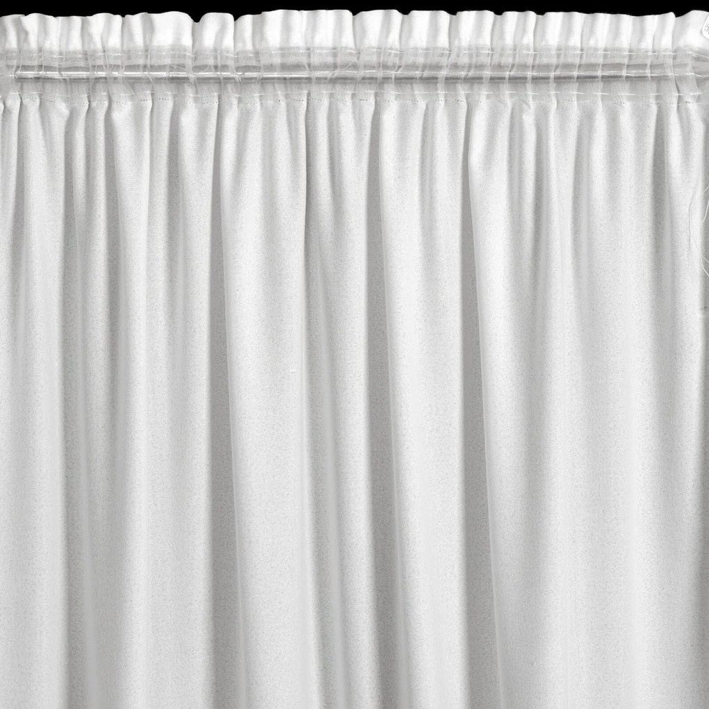 ZÁVES NA PÁSKE ERIS 140X270 CM BIELA