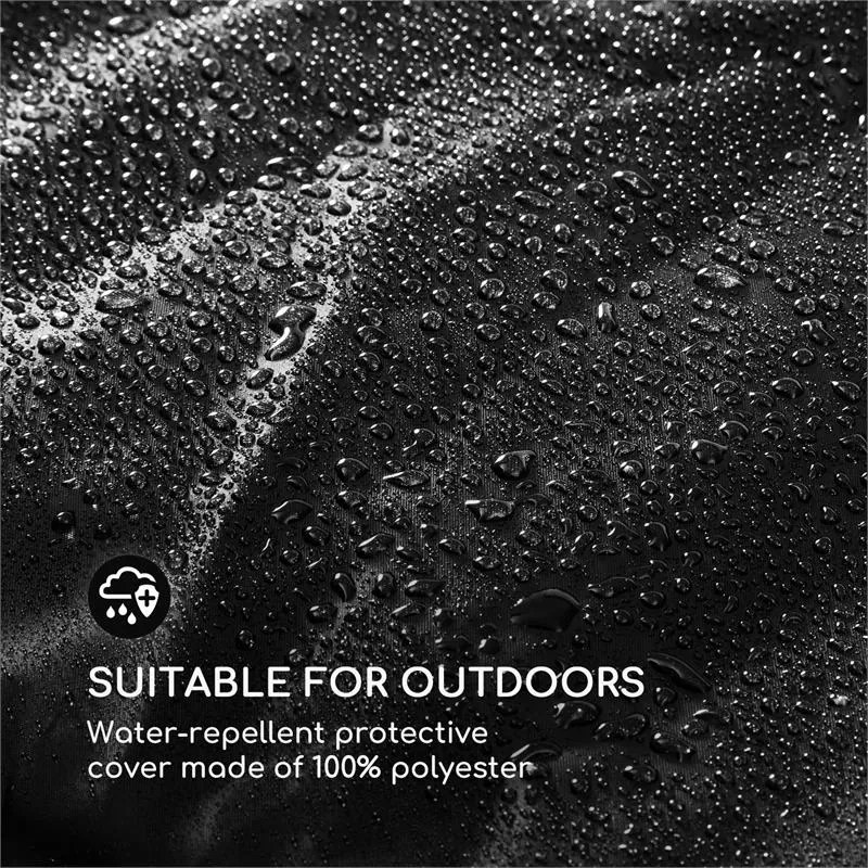 Theia Raincover, ochranný kryt, 100 % polyester, ochrana v každom počasí, čierny