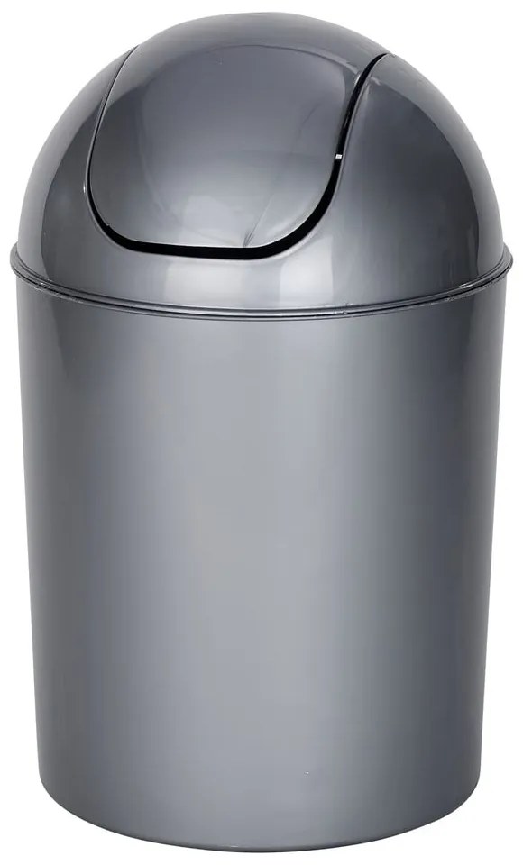 Sivý plastový odpadkový kôš 6 l Economic – Wenko