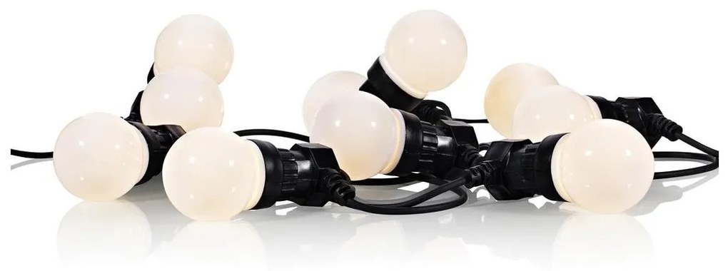 Markslöjd 703180 - LED Vianočná vonkajšia reťaz DAKKE 10xLED 7,5m IP44 teplá biela