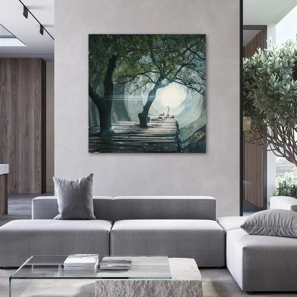 Gario Obraz na plátne Most v jaskyni - Zehem Chong Rozmery: 60 x 60 cm