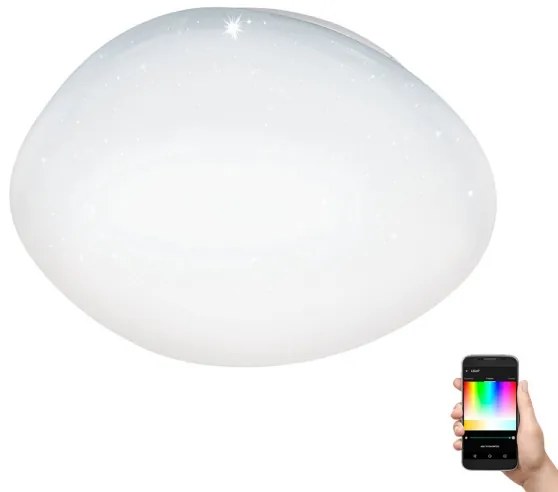Eglo 900129 - LED RGBW Stmievateľné stropné svietidlo SILERAS-Z LED/33W/230V