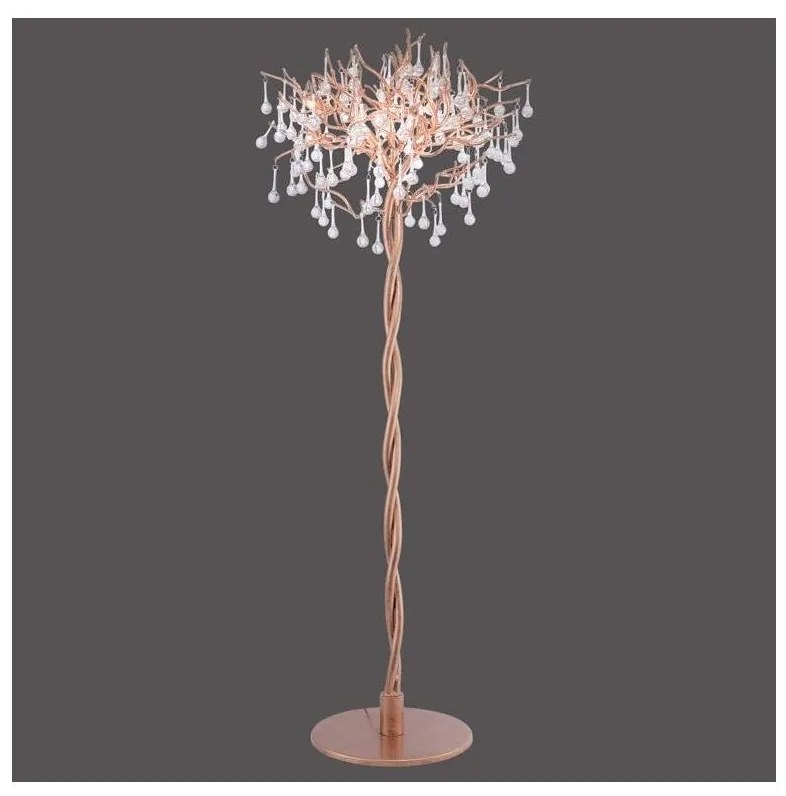 Paul Neuhaus 232-11 - Stojacia lampa ICICLE 5xG9/40W/230V medená