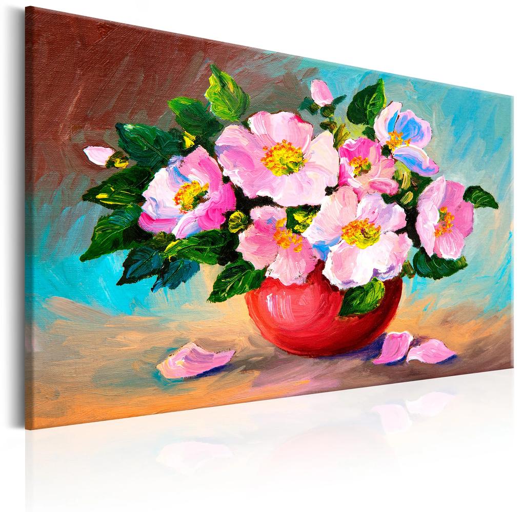 Artgeist Ručne maľovaný obraz - Spring Bunch Veľkosť: 90x60