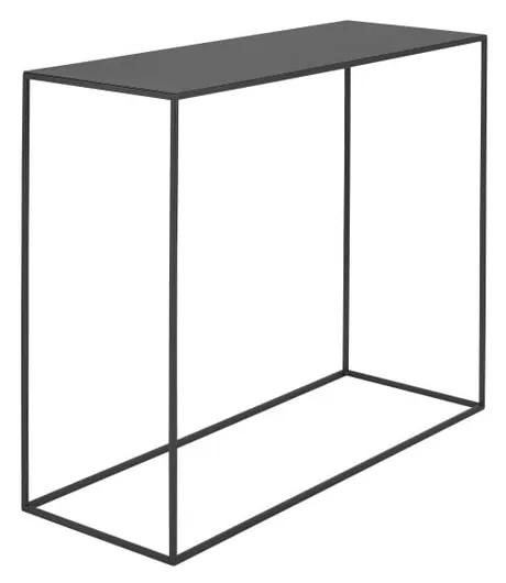 Čierny konzolový kovový stôl Custom Form Tensio, 100 x 35 cm