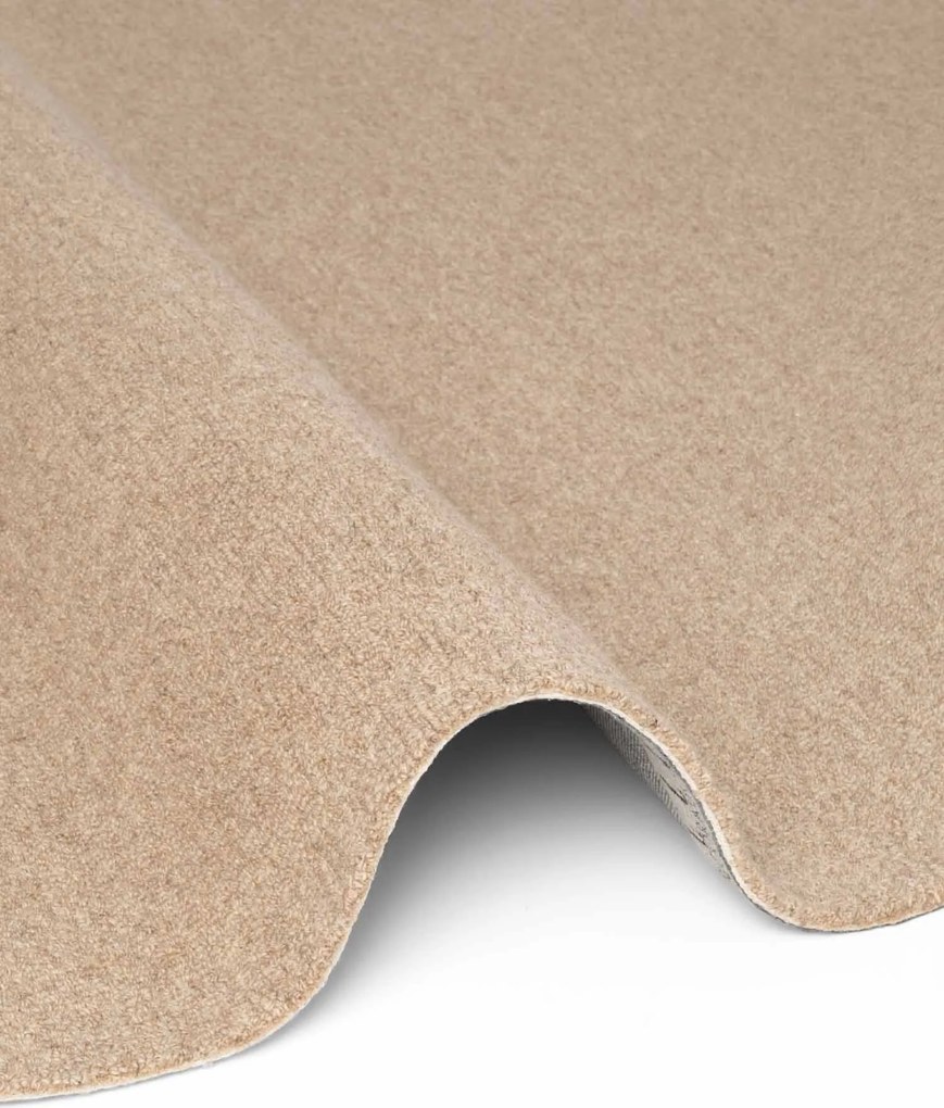 ELLE Decoration, Kusový koberec Puristic Knots 106320 Beige kruh z kolekcie Elle, 160x160 (priemer) kruh, béžová, obývacia izba