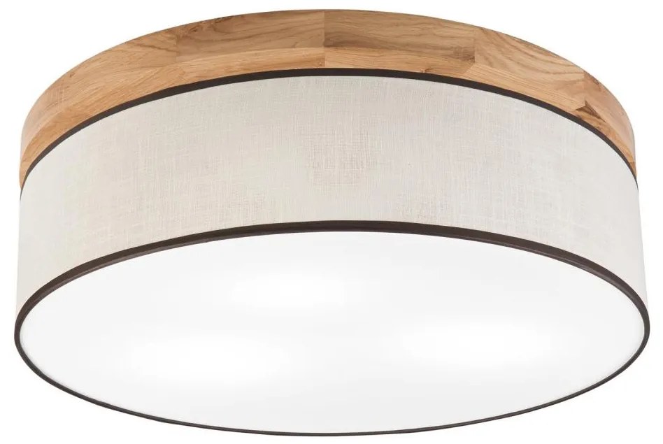 Brilagi - LED Stropné svietidlo BELLADONNA 3xE27/15W/230V pr. 50 cm krémová/dub BG1361