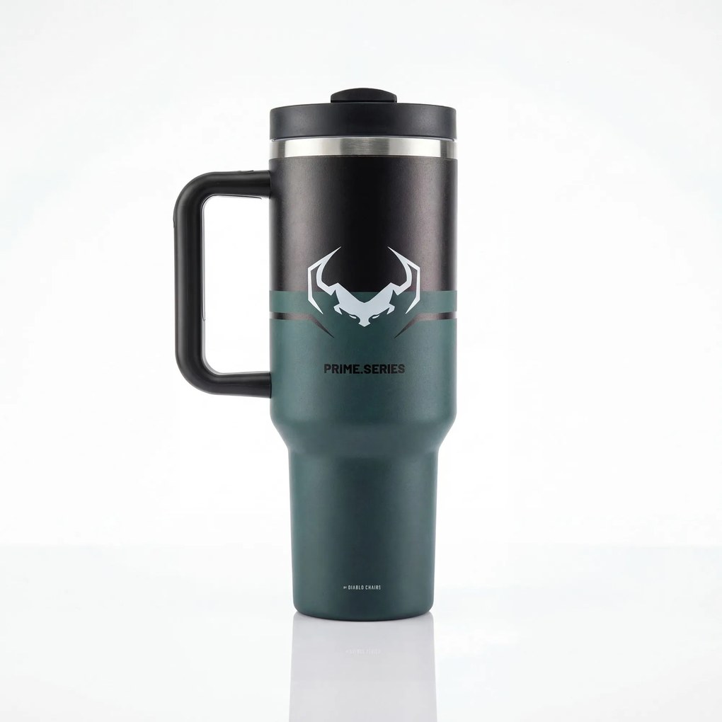 Termohrnček s rukoväťou zelený Diablo Ghotic Green