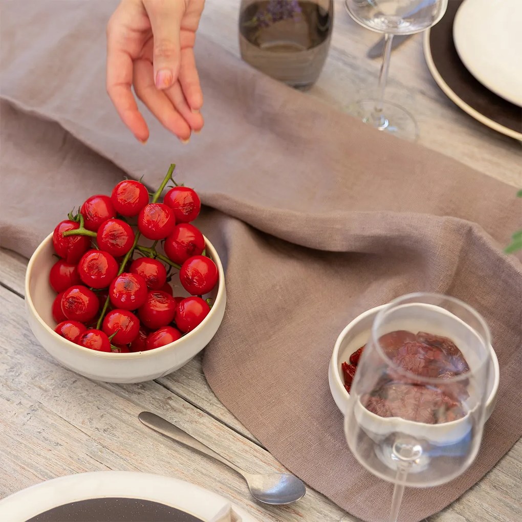 Bronzový ľanový behúň na stôl 50 x 140 cm - Gaya Ambiente - 596437