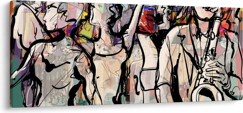 Obraz - Jazzová noc (120x50 cm)