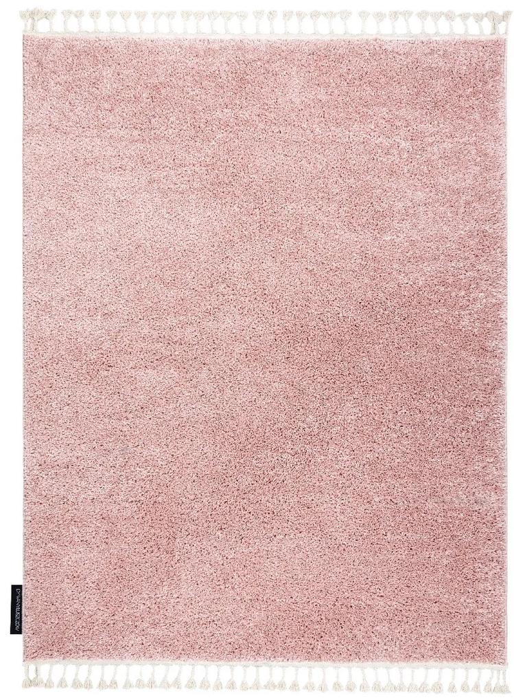 Dywany Łuszczów Kusový koberec Berber 9000 pink - 180x270 cm