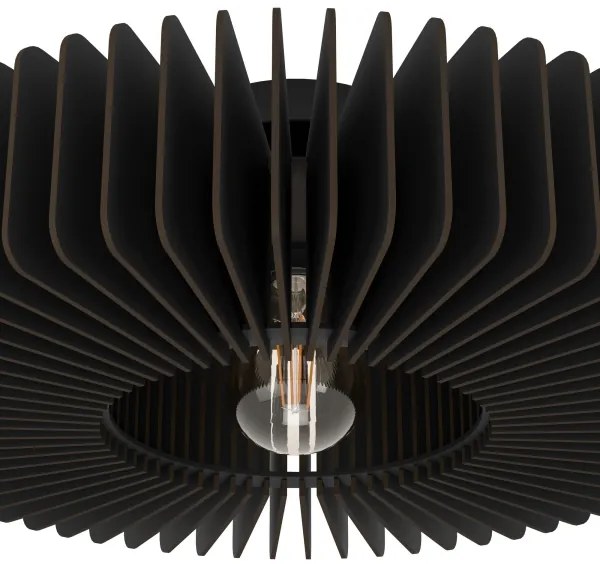 Eglo 900831 - Stropné svietidlo PALOMBAIA 1xE27/40W/230V čierna